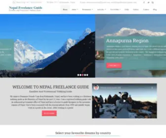 Nepalfreelanceguide.com(Nepal Freelance Guide) Screenshot