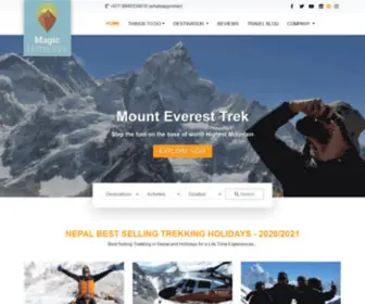 Nepalholidayguide.com(Trekking in Nepal) Screenshot