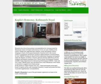 Nepalhomestaytour.com(Apartment rental in Kathmandu Nepal and homestay tour) Screenshot