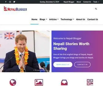 Nepaliblogger.com(Nepali Blogger) Screenshot