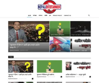 Nepalientertainment.com(HOME) Screenshot