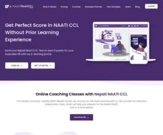 Nepalinaaticcl.com.au(Nepali NAATI CCL #1Naati Online Course) Screenshot