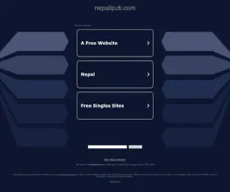 Nepaliputi.com(Nepaliputi) Screenshot