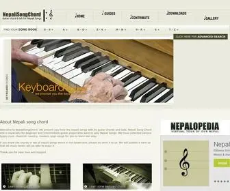 Nepalisongchord.com(Nepali Song Chord) Screenshot