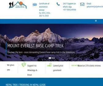 Nepalitrek.com(Nepali trek) Screenshot