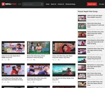 Nepalivideosongs.net(Nepali Video Songs) Screenshot