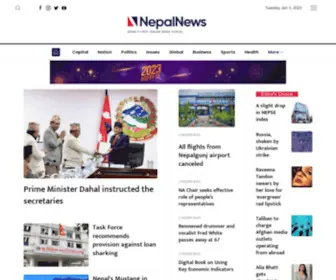 Nepalnews.com(Nepal's first online news portal) Screenshot