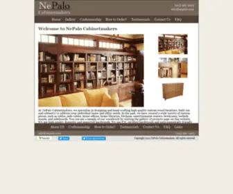 Nepalo.com(Custom Furniture and Cabinets) Screenshot