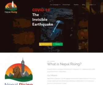 Nepalrising.org(Nepal Rising) Screenshot