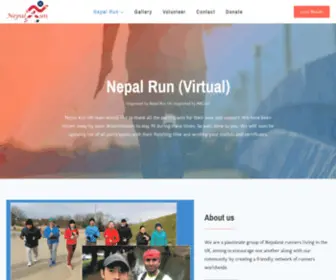 Nepalrun.org(Nepal Run) Screenshot