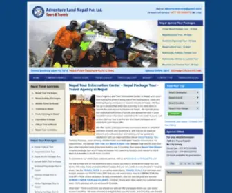 Nepaltourinformation.com(Nepal Tour Information) Screenshot