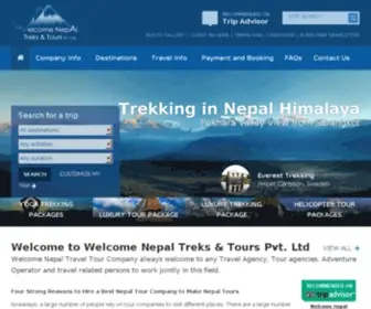 Nepaltourstravel.com(Nepal Tour Company) Screenshot