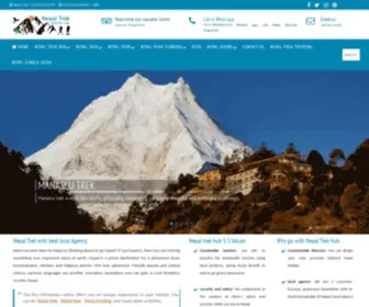 Nepaltrekhub.com(Nepal Trek Hub) Screenshot