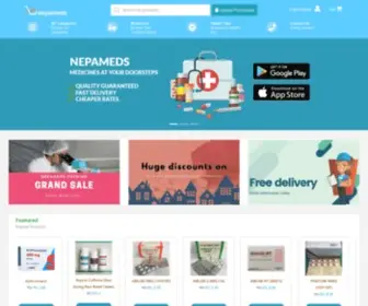 Nepameds.com(Medicines at your doorstep…) Screenshot