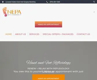 Nepareflexology.com(Reflexology, Reiki, Infrared Sauna) Screenshot