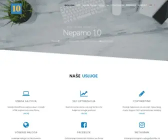 Neparno10.com(Pomažemo da iskoristite internet za rast vašeg biznisa. Digitalna agencija Neparno 10) Screenshot