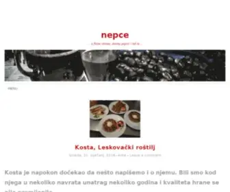 Nepce.com(O finim vinima) Screenshot