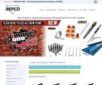 Nepcosignsupply.com(Nepco Sign Supply) Screenshot