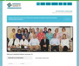 Nepedsmi.com(Northeast Pediatric Associates) Screenshot