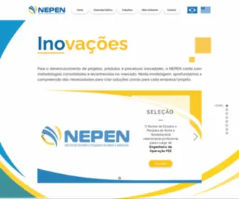 Nepen.org.br(Núcleo de Estudos e Pesquisas do Norte e Nordeste) Screenshot