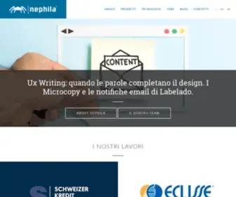 Nephila.digital(Sviluppo web con Django e Python) Screenshot