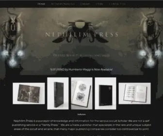 Nephilimpress.com(Occult Bookstore) Screenshot