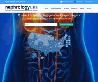 Nephrologyusa.com(Expert Nephrologists Recruitment) Screenshot