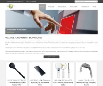 Nephsystem.com(Leading Long Range RFID Reader Supplier) Screenshot