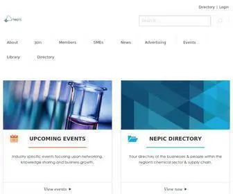 Nepic.co.uk(The North East of England Process Industry Cluster (NEPIC) is a stand) Screenshot