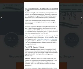 Neponsetvalleyoms.com(Walpole Oral Surgeon) Screenshot