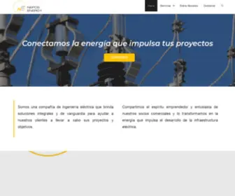 Neposenergy.com(Somos una compañía de ingeniería eléctrica que brinda soluciones integrales y de vanguardia) Screenshot