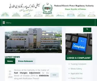 Nepra.org.pk(Nepra) Screenshot