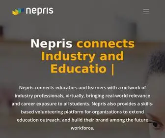 Nepris.com(Connecting Industry to Classrooms) Screenshot