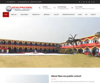 Nepsdineshpur.com(New era public school) Screenshot