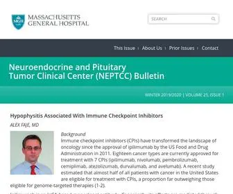 Neptcc-Bulletin.com(Neuroendocrine and Pituitary Tumor Clinical Center (NEPTCC) Bulletin) Screenshot