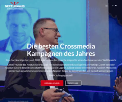 Neptun-Award.de(NEPTUN Crossmedia Award) Screenshot