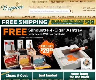 Neptunecigar.com(Humidors and Cigar Accessories) Screenshot