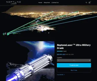 Neptunelaser.com(Neptune Laser) Screenshot