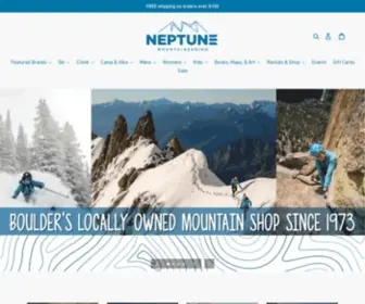 Neptunemountaineering.com(Neptune Mountaineering) Screenshot