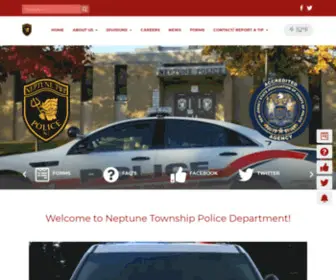 Neptunepolice.org(Neptune Township Police) Screenshot