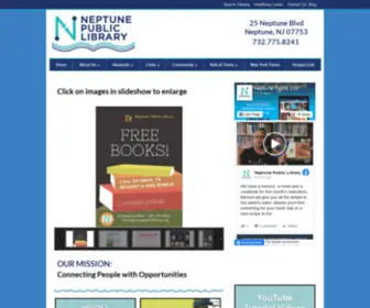 Neptunepubliclibrary.org(Public Library) Screenshot