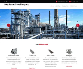 Neptunesteelimpex.com(Four Seasonss Steel) Screenshot