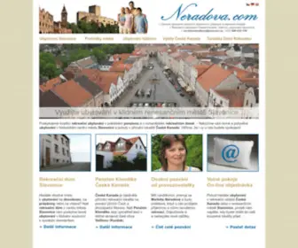 Neradova.com(Ubytování Slavonice) Screenshot