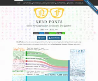 Nerdfonts.com(Nerd Fonts) Screenshot