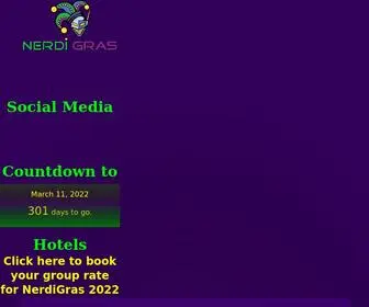 Nerdi-Gras.org(NerdiGras) Screenshot