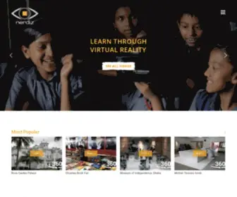 Nerdiz.com(Virtual Reality Education Website In Bangladesh) Screenshot