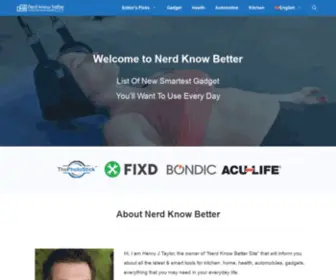 Nerdknowbetter.com(Nerd Know Better) Screenshot