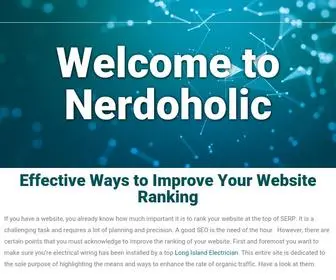 Nerdoholic.com(We, who love technology) Screenshot