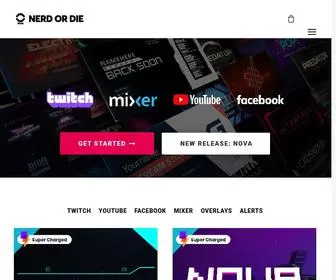 Nerdordie.com(Nerd or Die) Screenshot