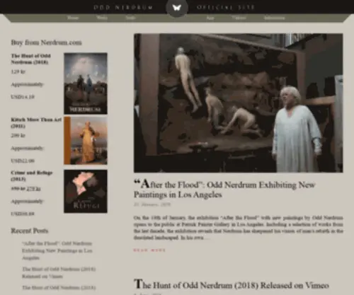 Nerdrummuseum.com(News and updates) Screenshot